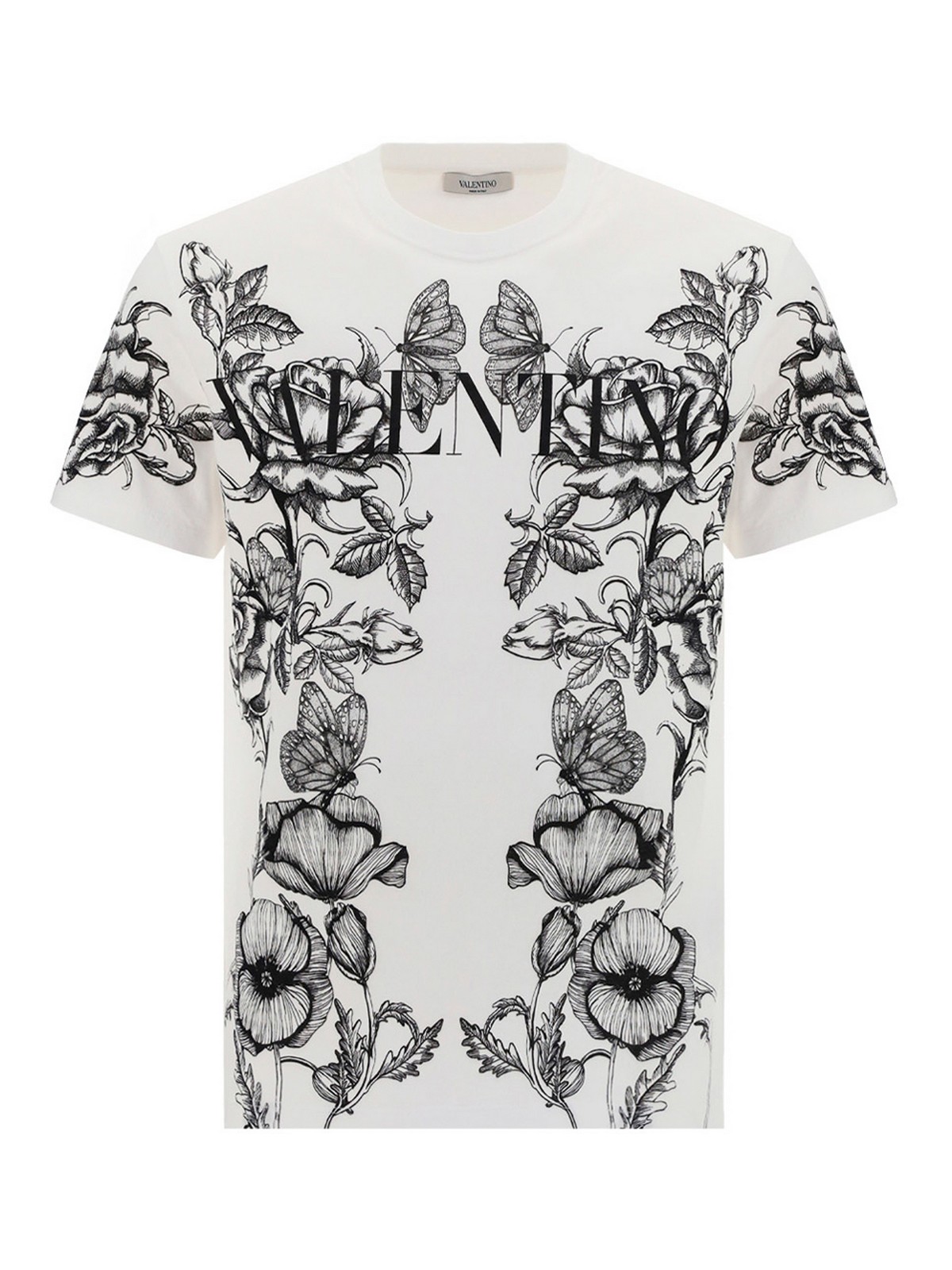 Valentino Garavani Dark Blooming T-shirt - White|WV3MG10V7LLU22