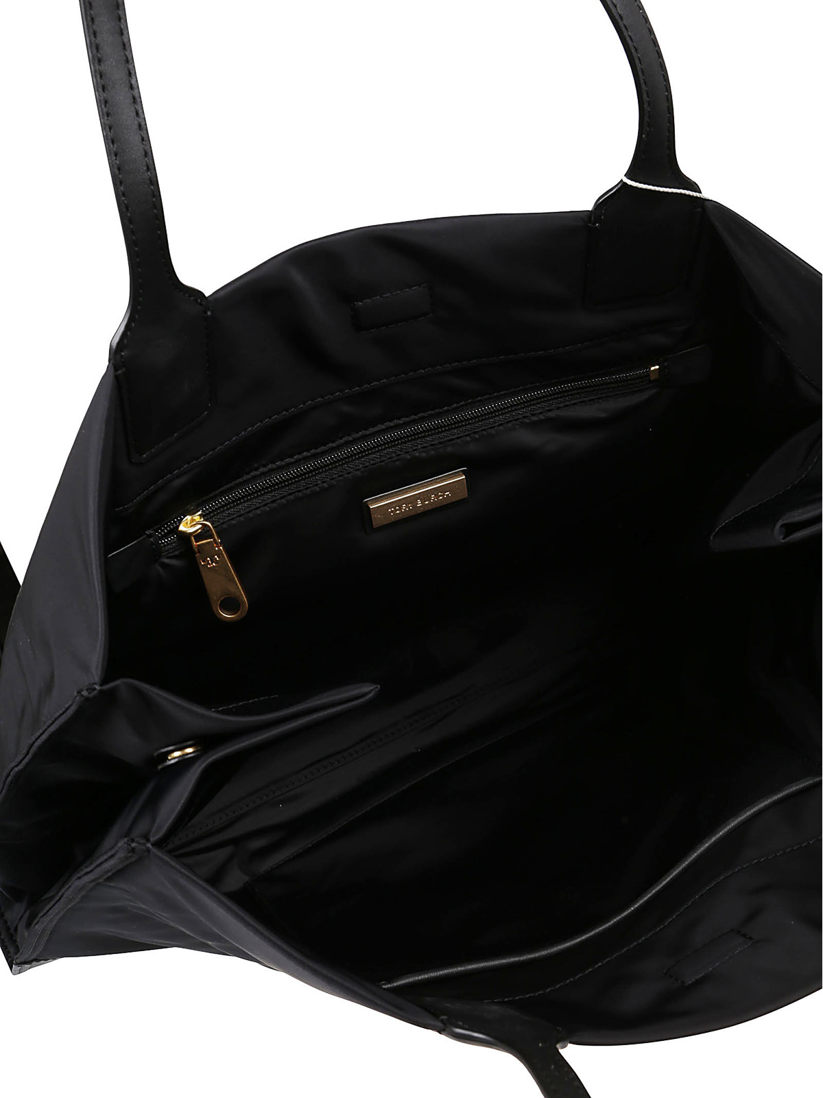 Ella tote bag in black leather