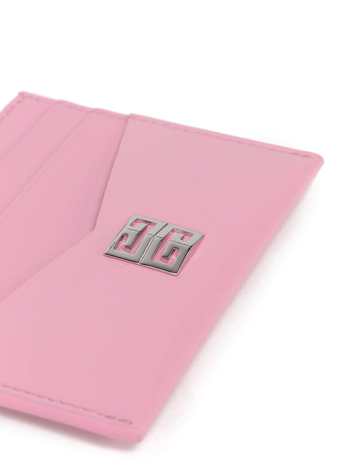 Givenchy: Pink 4G Trifold Wallet