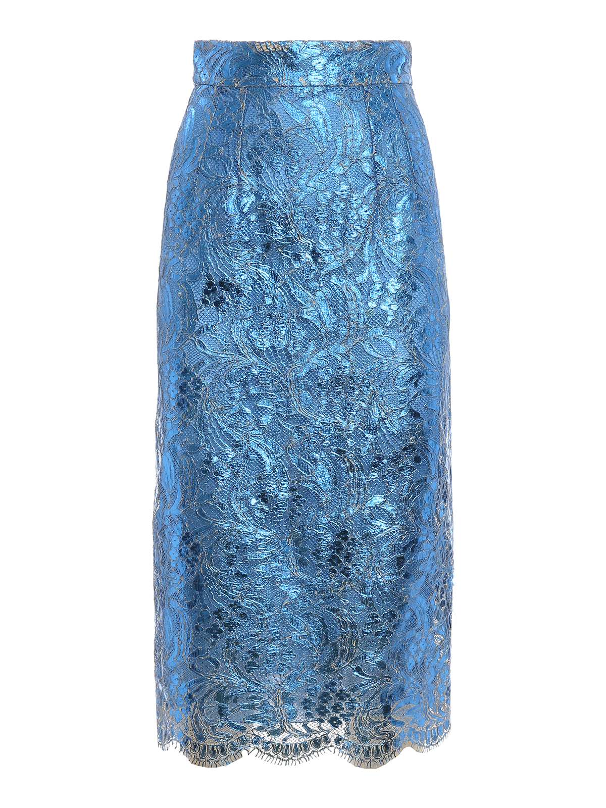 スカート DOLCE & GABBANA Lace skirt Light Blue F4B7ITHLM7L Dolce & Gabbana Lace skirt - Light Blue - Women