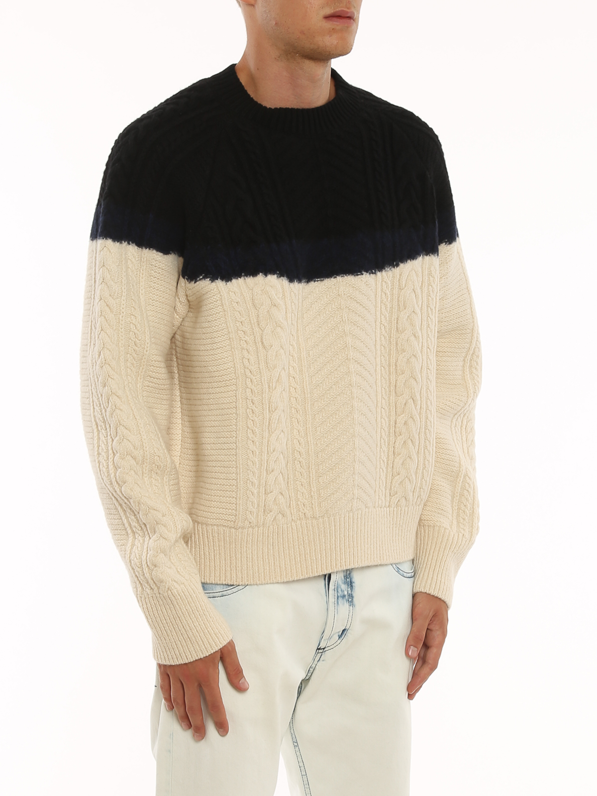 Alexander deals mcqueen cable knit sweater