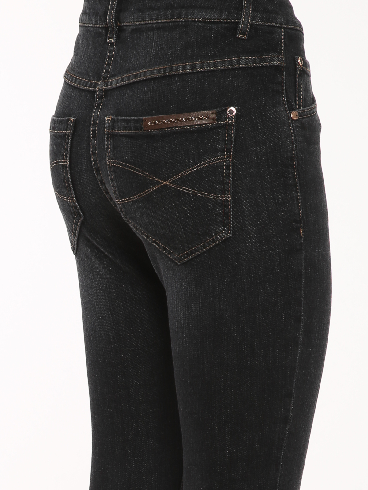 Shop Brunello Cucinelli Skinny High-waist Jeans In Negro