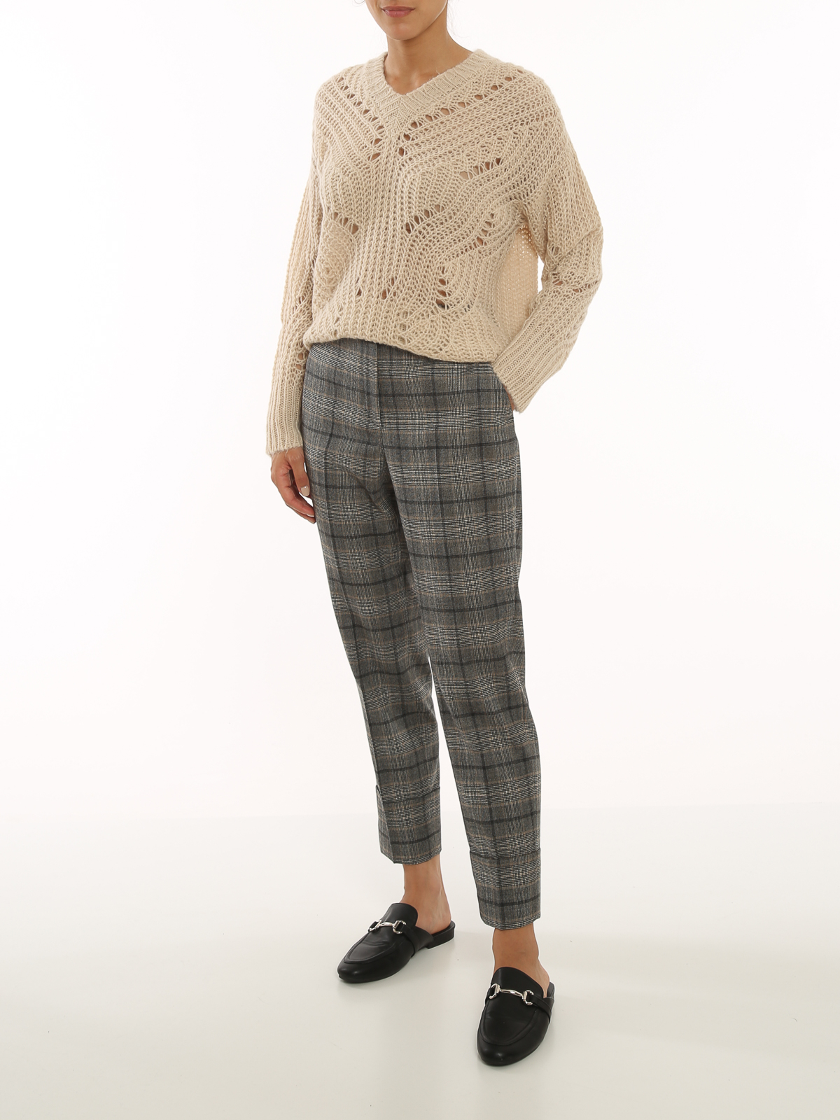 Thom Browne tartan cropped trousers price in Doha Qatar | Compare Prices