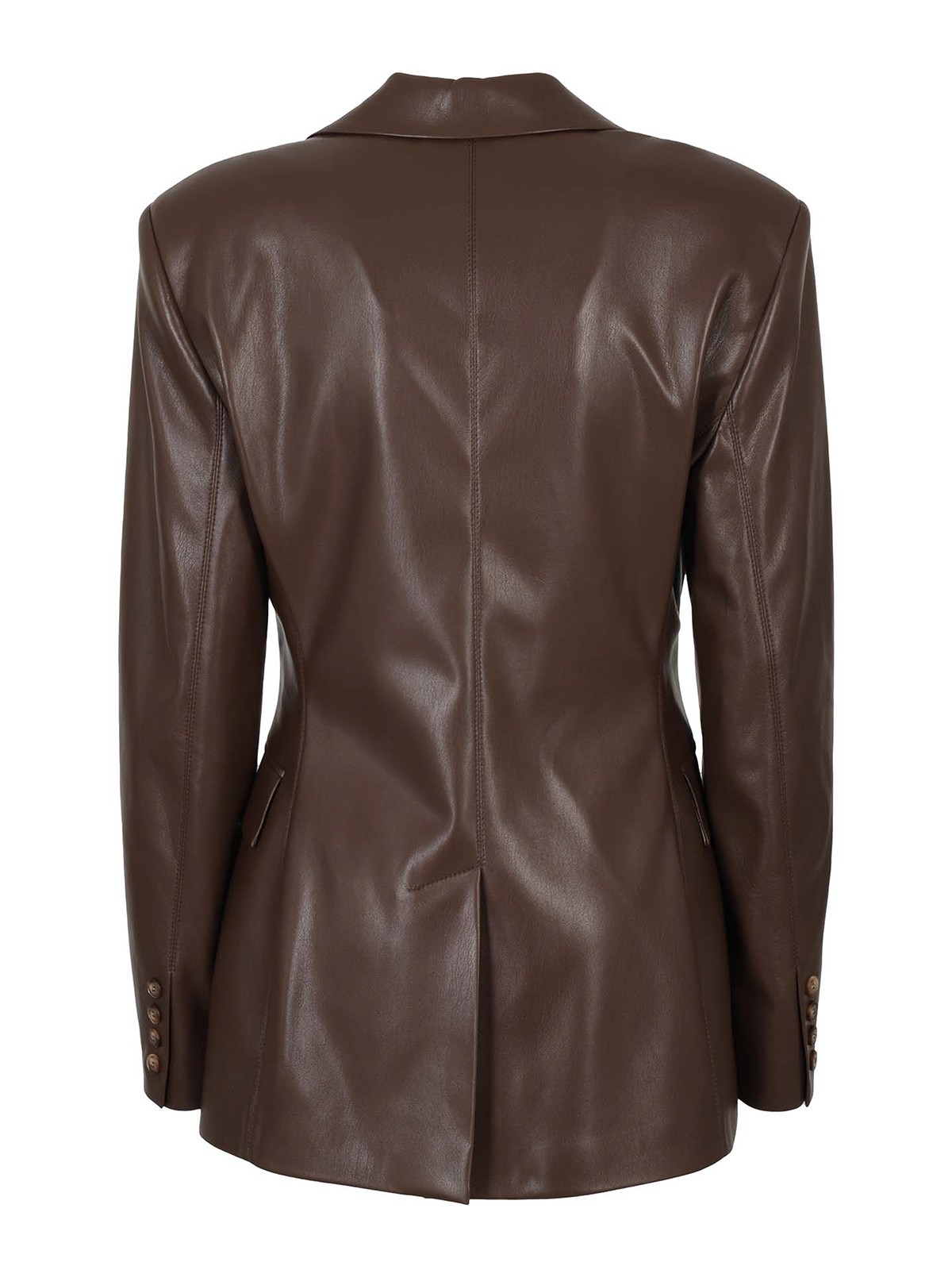 Nanushka leather blazer online