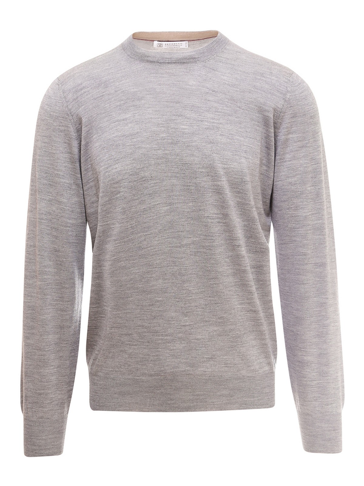 Shop Brunello Cucinelli Wool And Cashmere Sweater In Grey