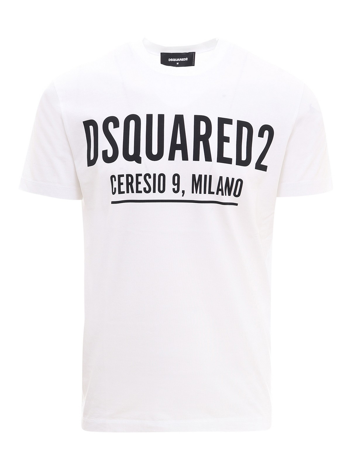 Shop Dsquared2 Logo T-shirt In Blanco