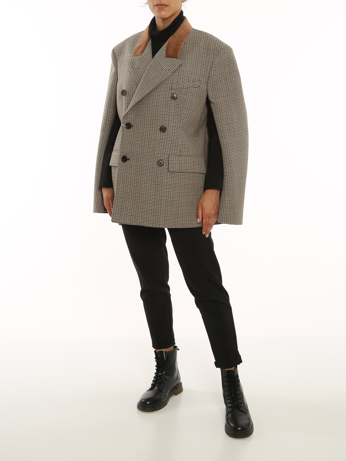 ジャケット・アウター MAISON MARIGELA HOUNDSTOOTH COAT 18aw 48 MAISON MARIGELA HOUNDSTOOTH COAT 18aw 48 Maison Margiela 22AW