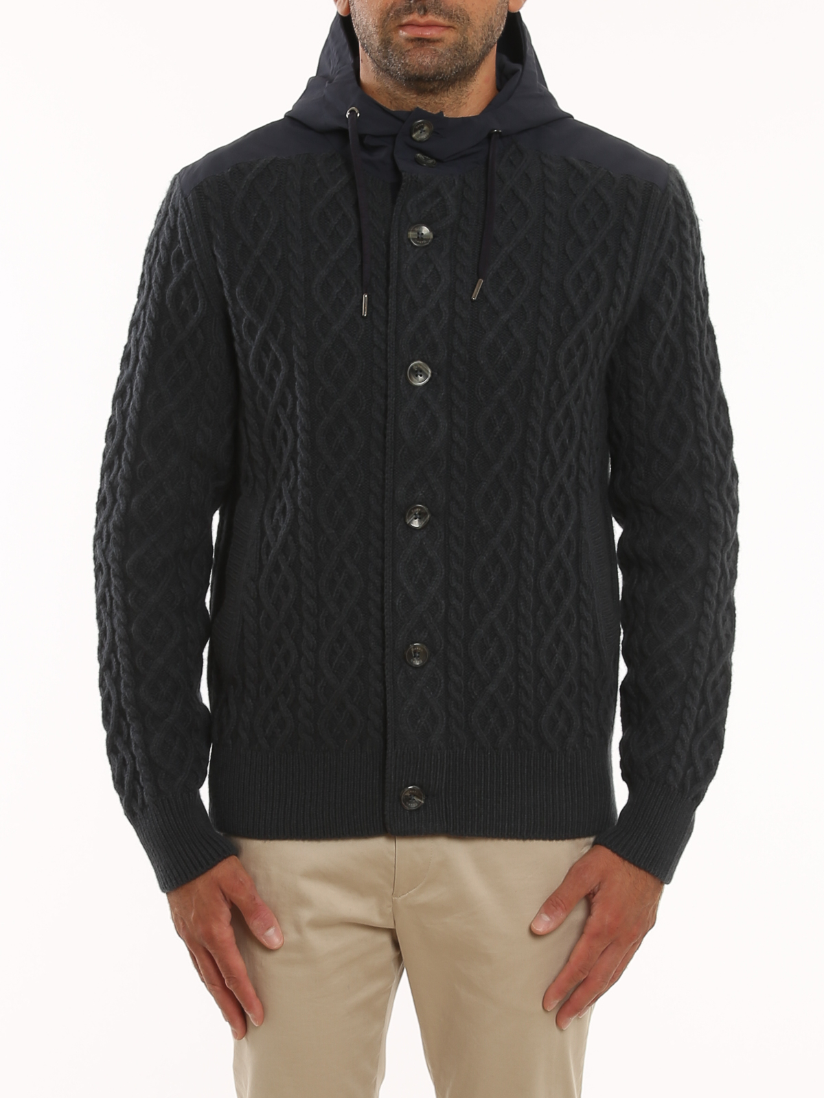 Herno sale hooded cardigan