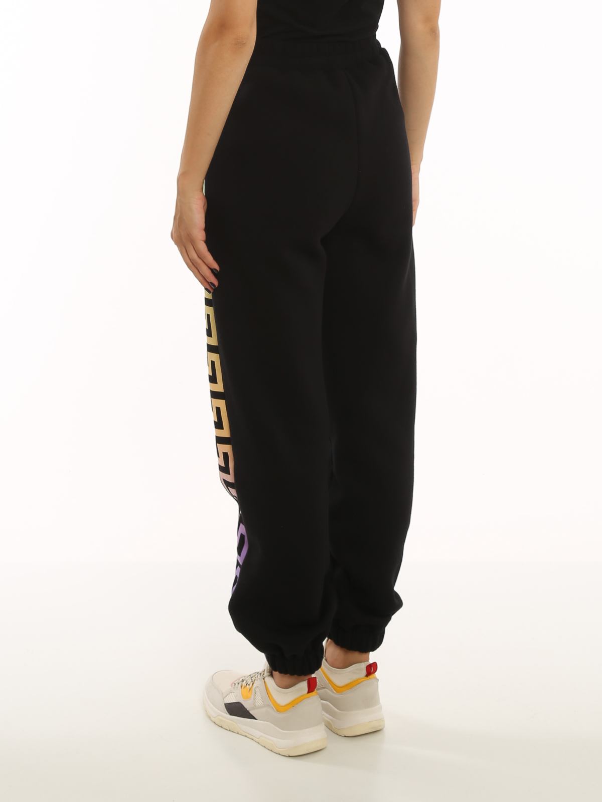 Versace Greca-print track pants - Black | 10015661A011742B070