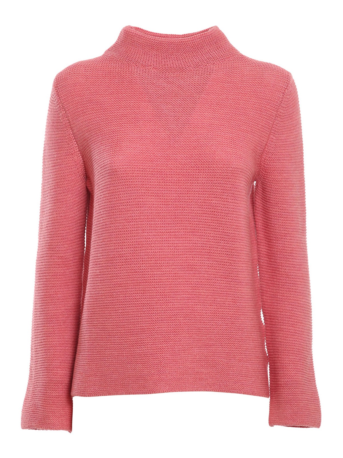 Col roulé & Col polo La Fileria - Pull Col Roulé - Rose - 1327814278213