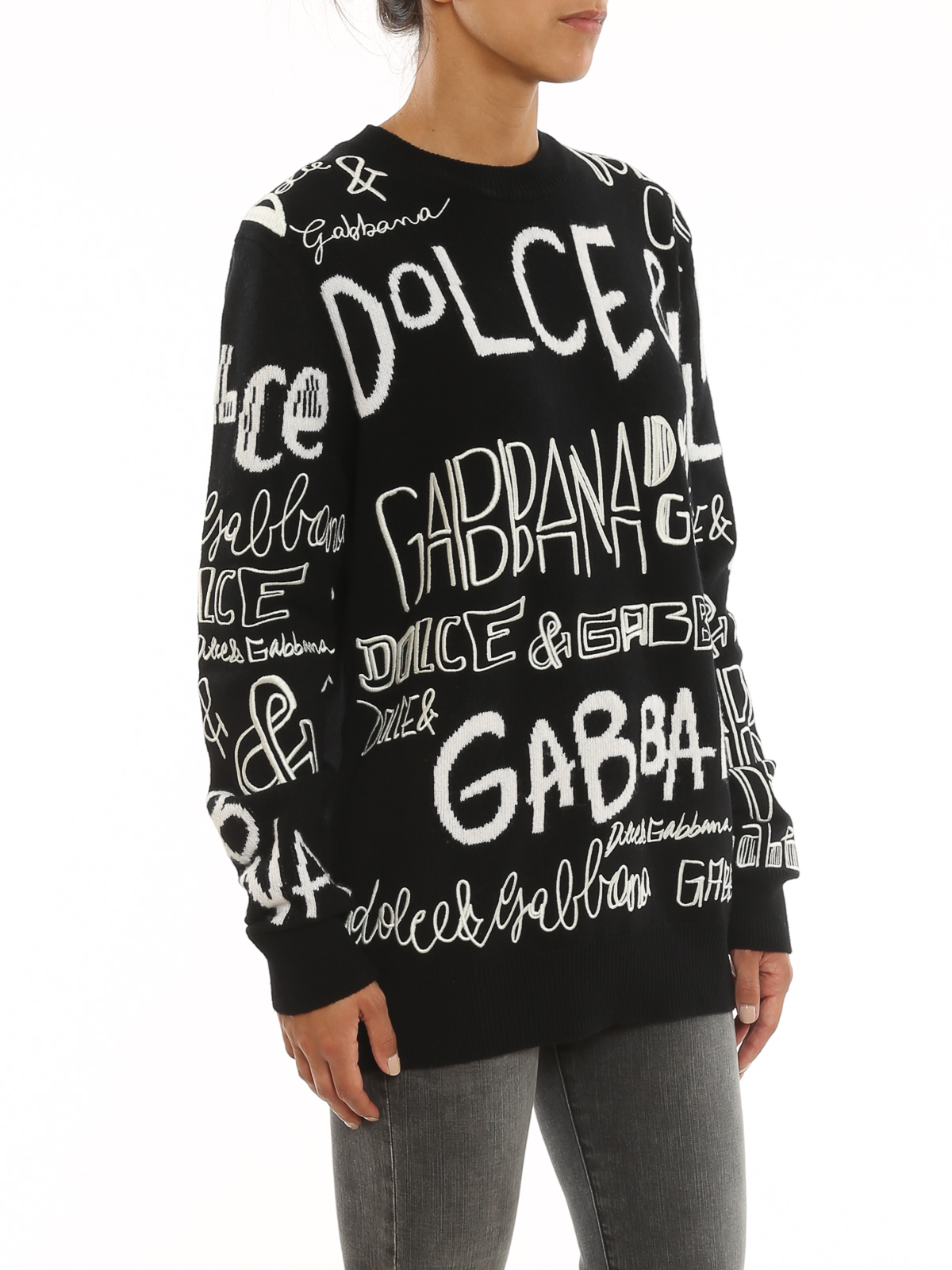 Dolce & Gabbana Men's Logo Crewneck Sweater