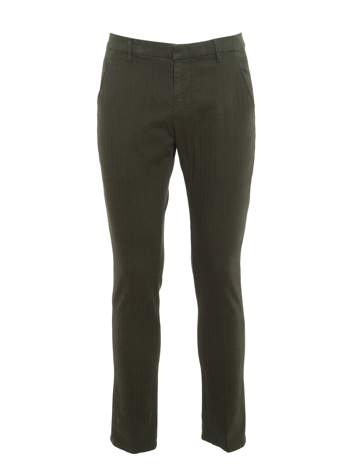 Dondup Gaubert Trousers In Dark Green