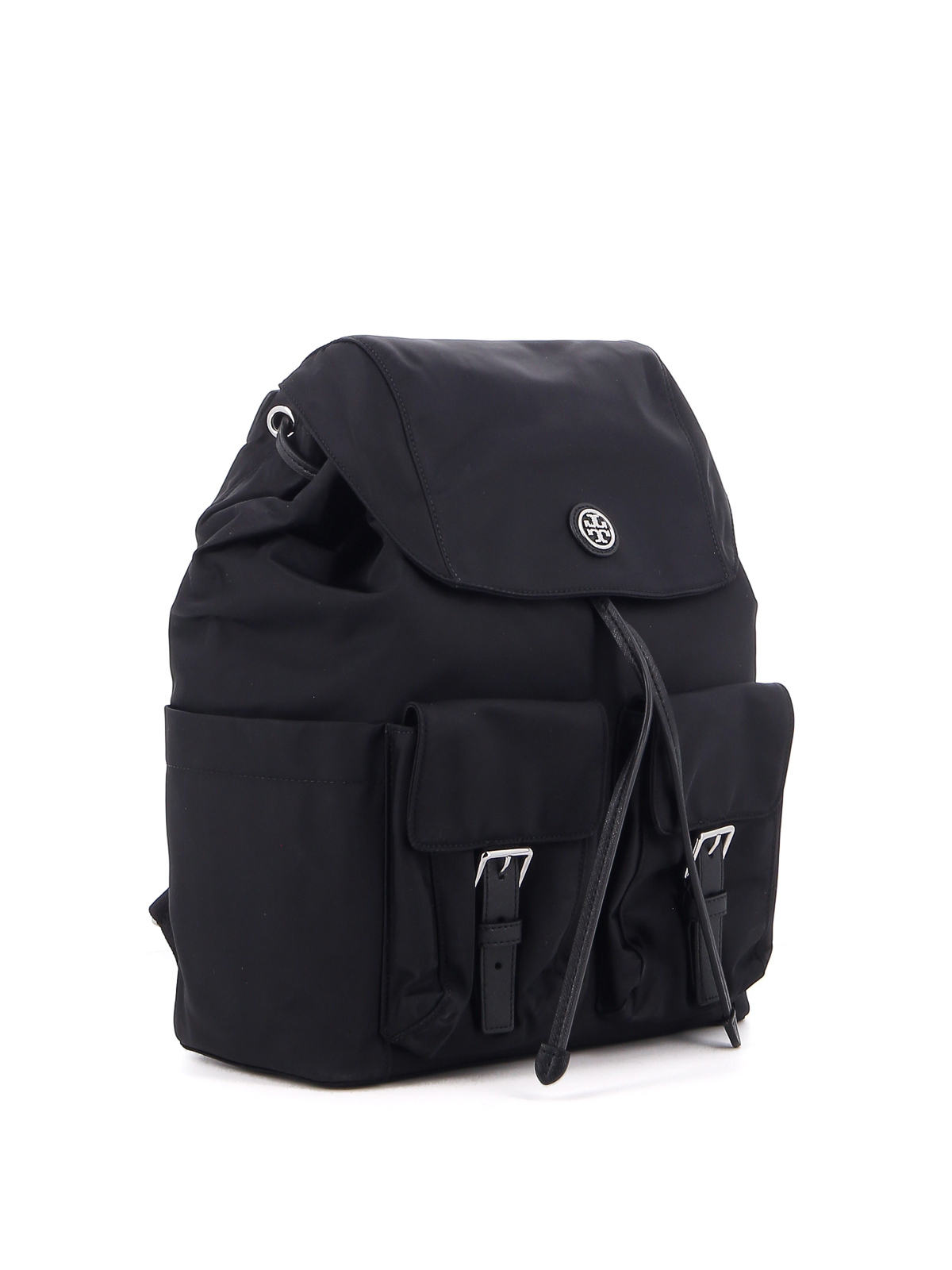 Shop Tory Burch Nylon Backpack In Black