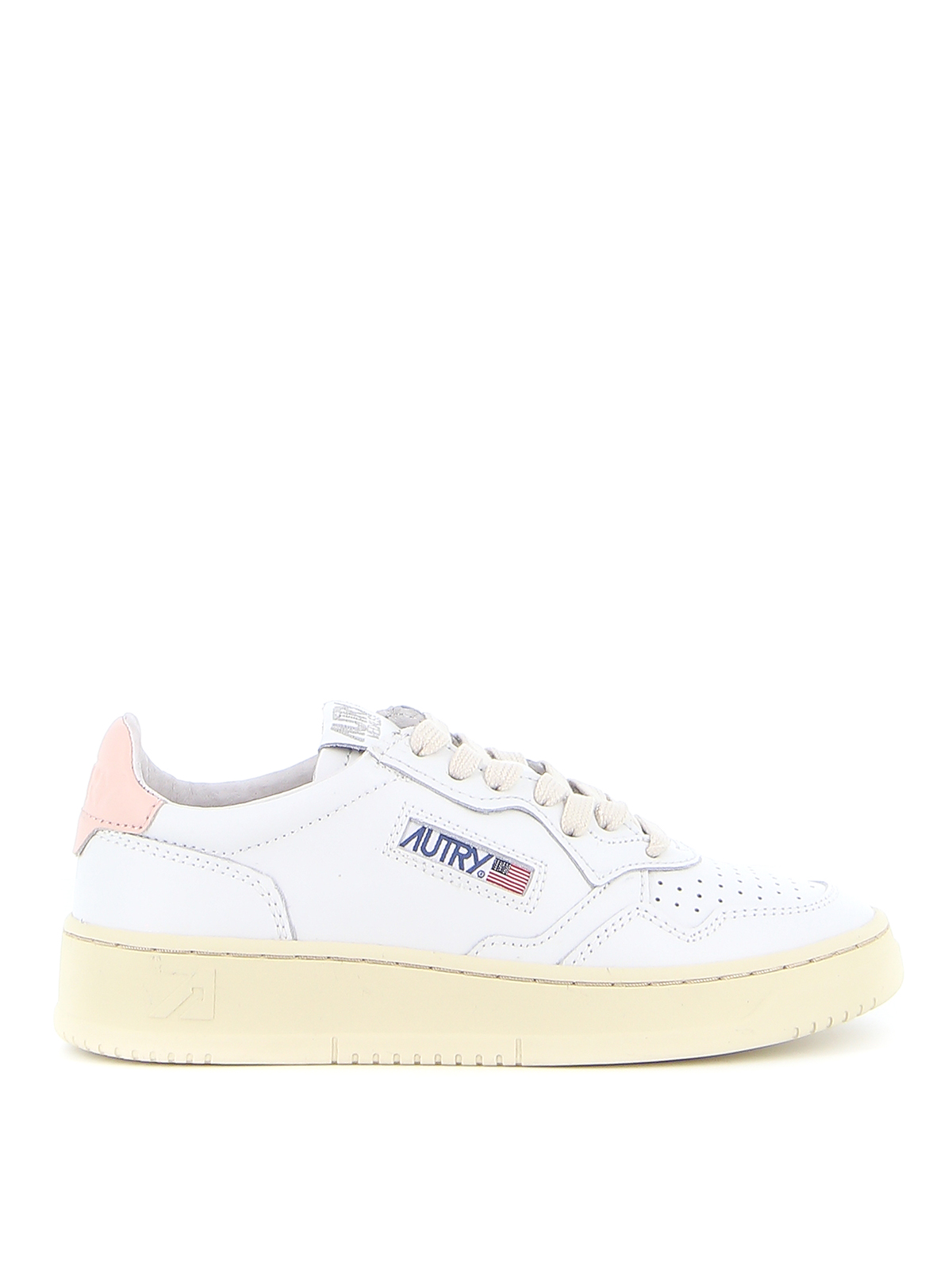 Autry Medalist Aulw Ll16 Sneakers Woman White In Leather In Blanco