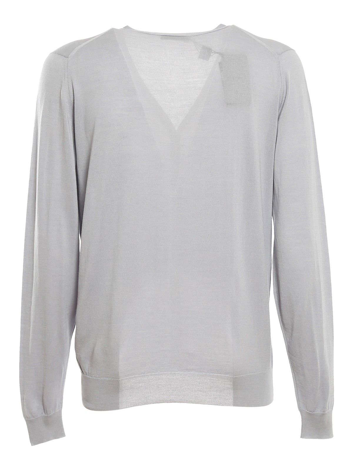 JOHN SMEDLEY ライトグレー カーディガン M John Smedley カーディガン - ライトグレー | CPETWORTHPEBBLEGREY