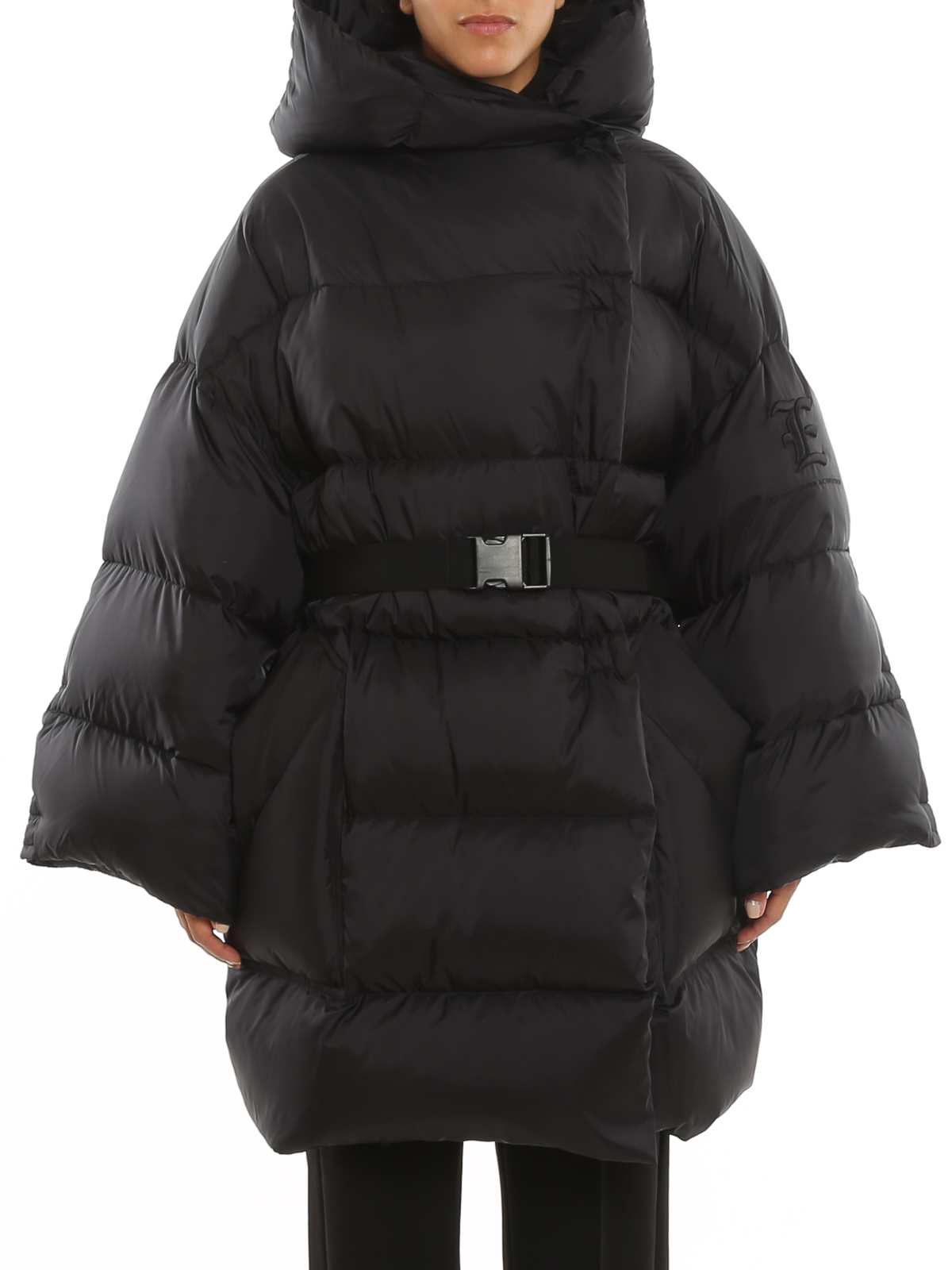 Ermanno Scervino ダウンジャケット - 黒|D390A331AKR95708B