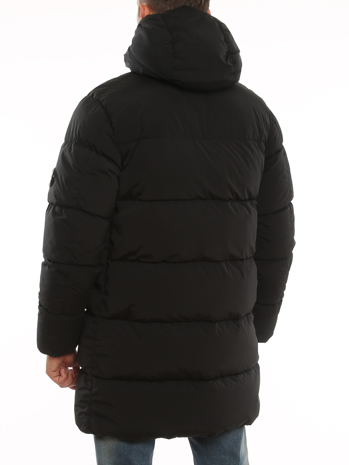 C.P. Company Nycra-R long puffer jacket | 11CMOW250A005864G999