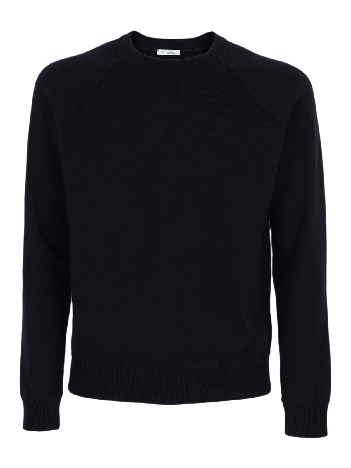 Malo Cashmere Sweatshirt In Azul Oscuro