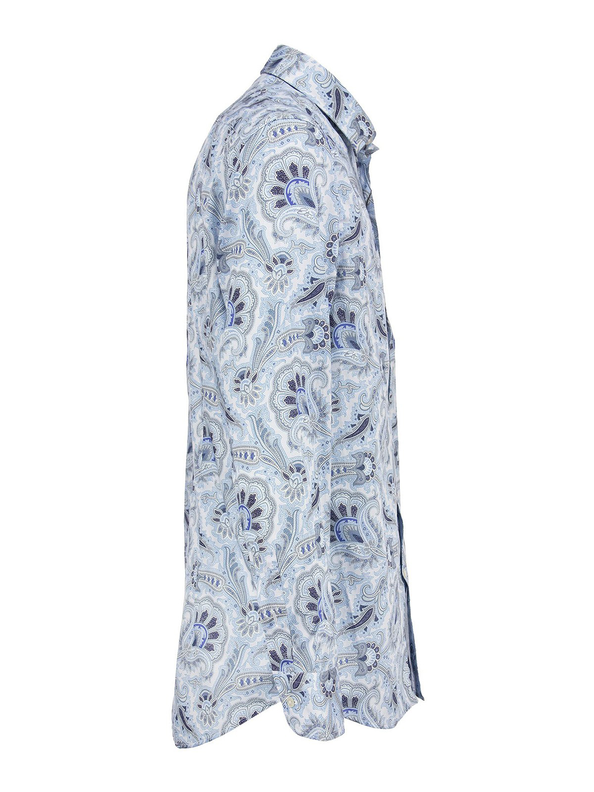 Thom Browne Paisley-print Cotton Shirt in White for Men