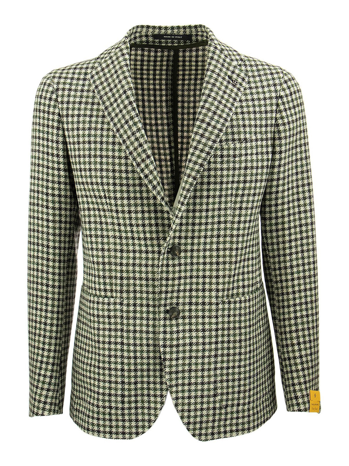 Tagliatore Dakar check print wool blazer