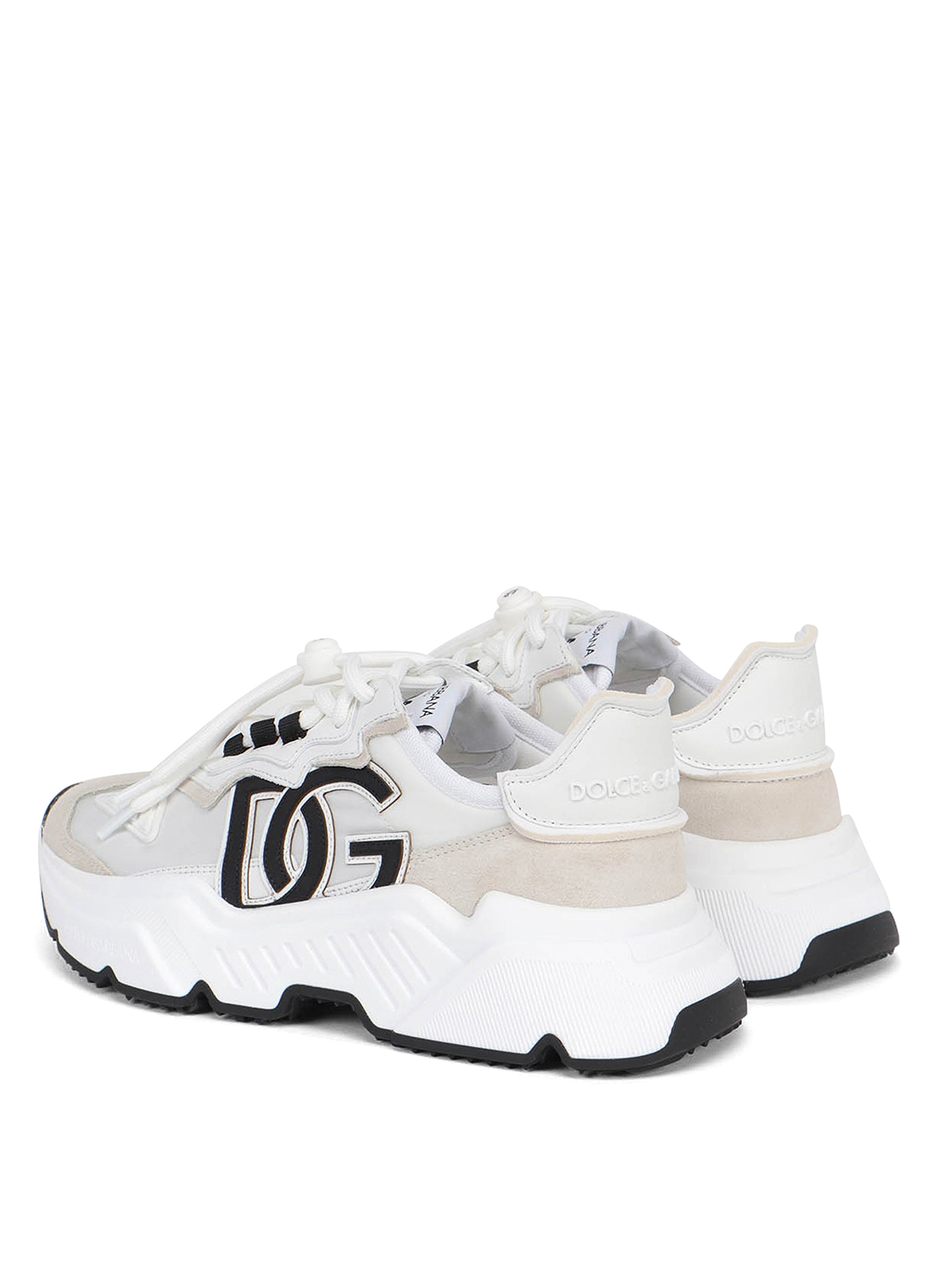 Shop Dolce & Gabbana Daymaster Sneakers In Blanco