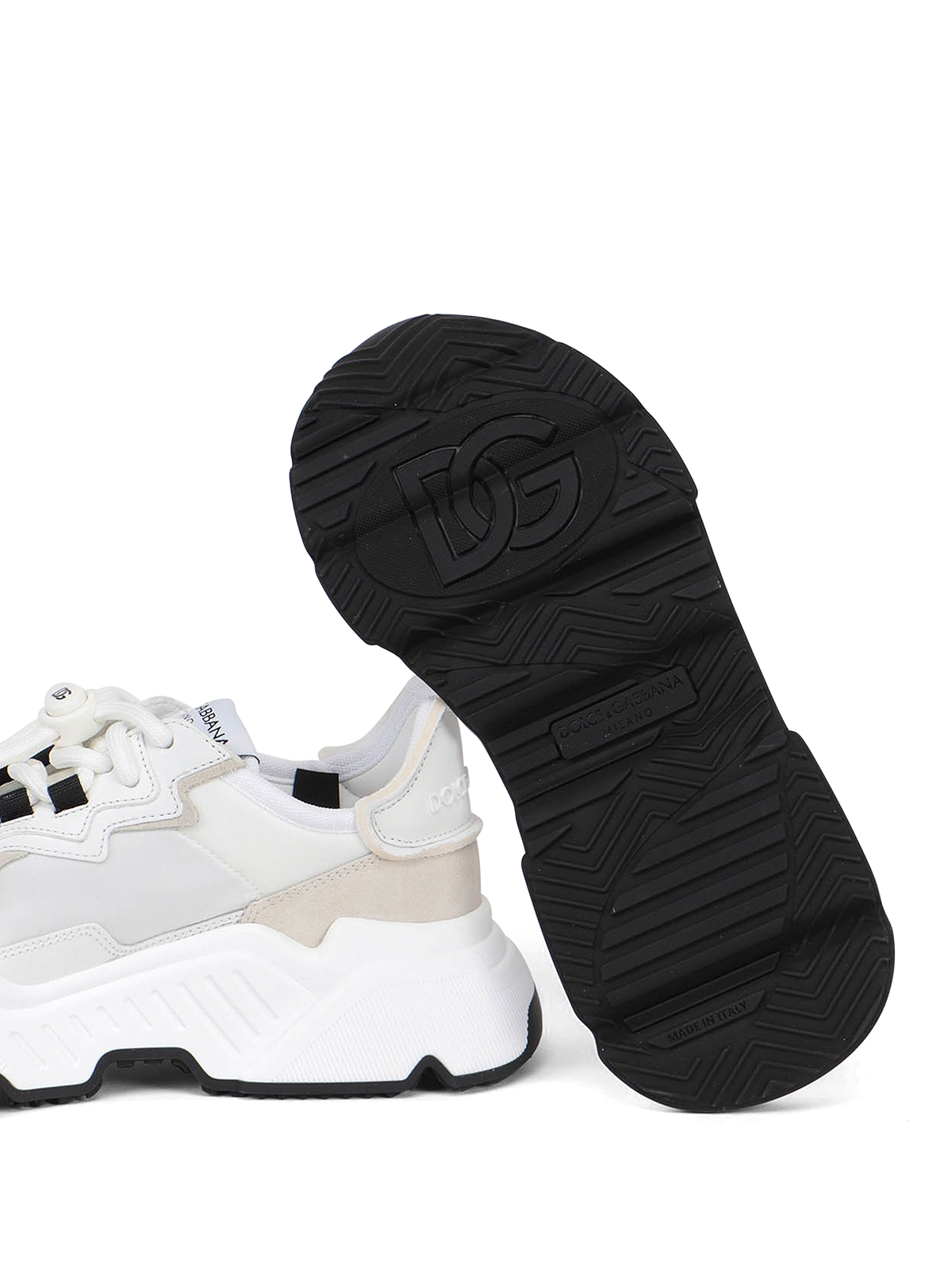 Shop Dolce & Gabbana Daymaster Sneakers In Blanco