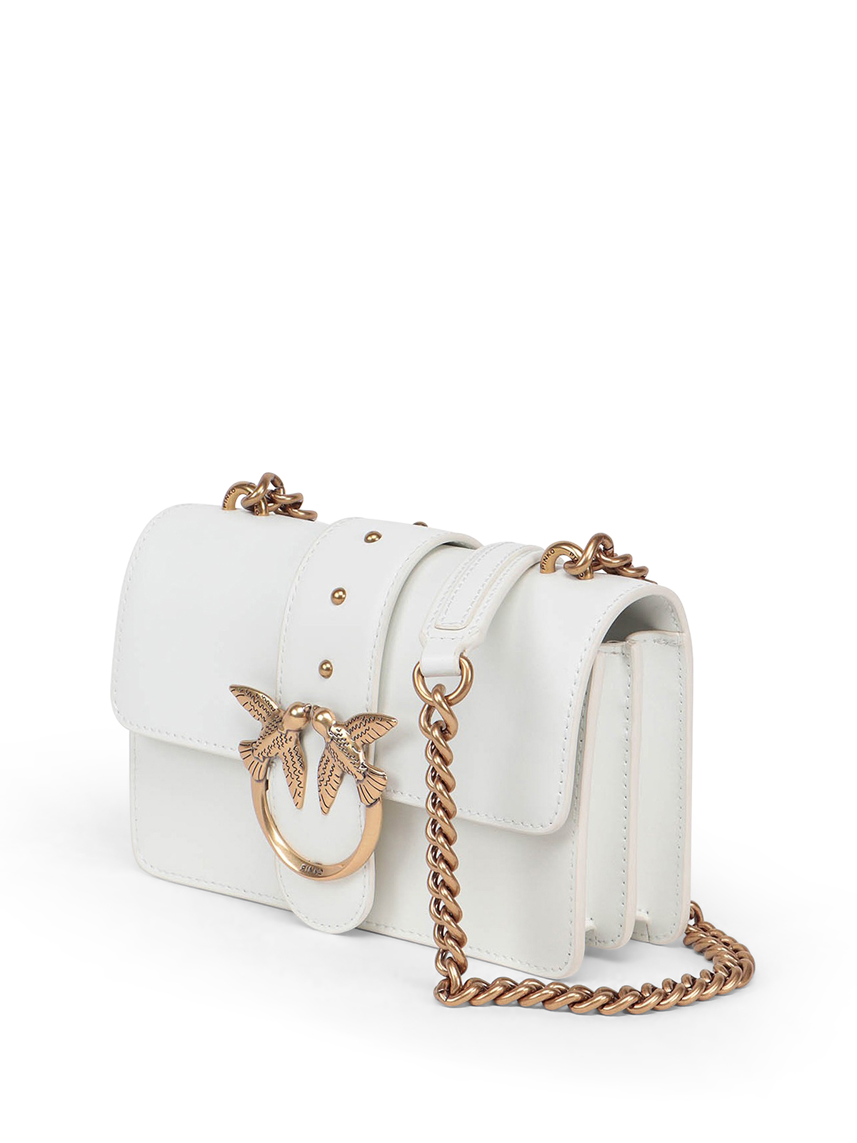 Pinko Love mini icon simply 10 cl bag - White|1P22ABY6XTZ14