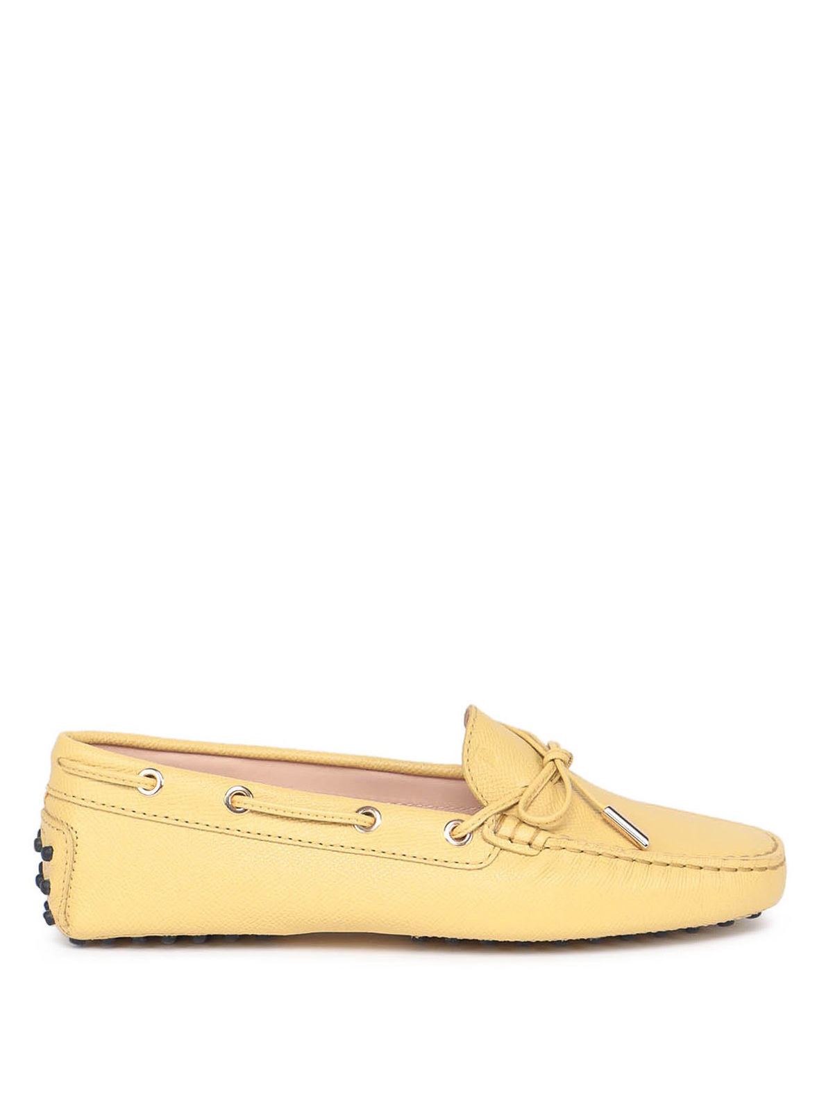 Tod's Gommino Driving Loafers In Yellow