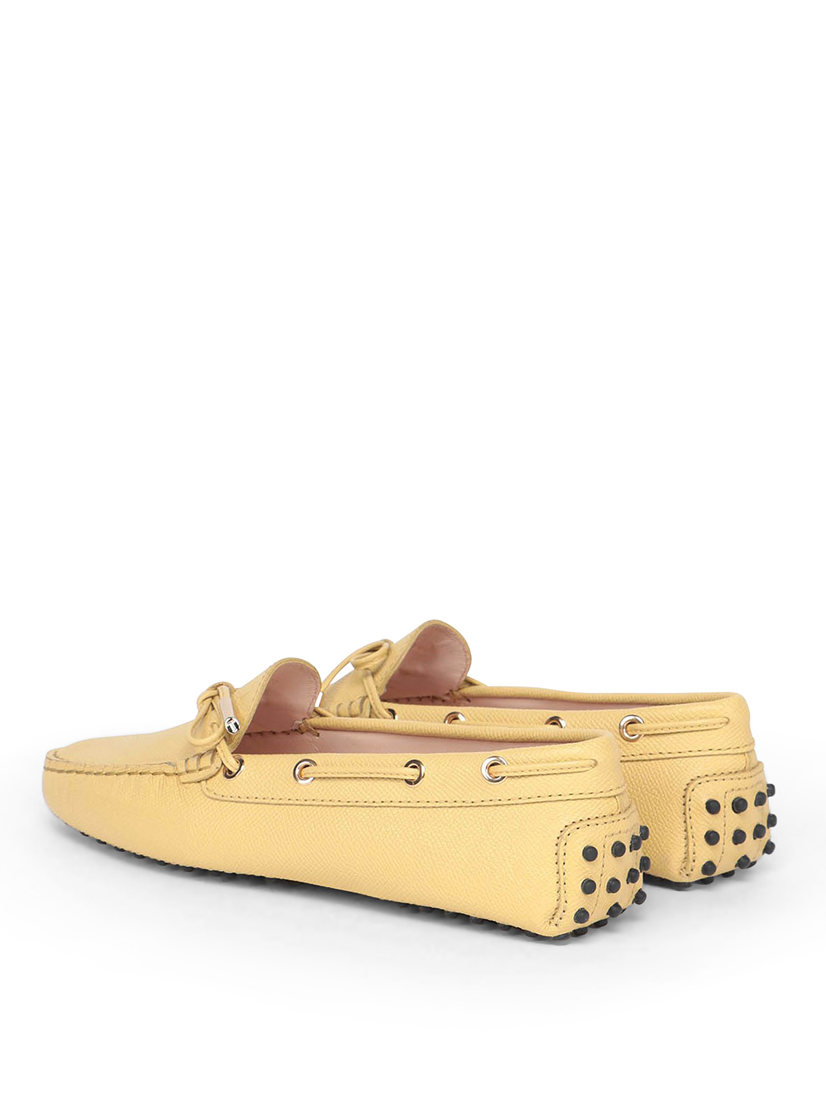 Tod's Gommino Driving Loafers In Yellow