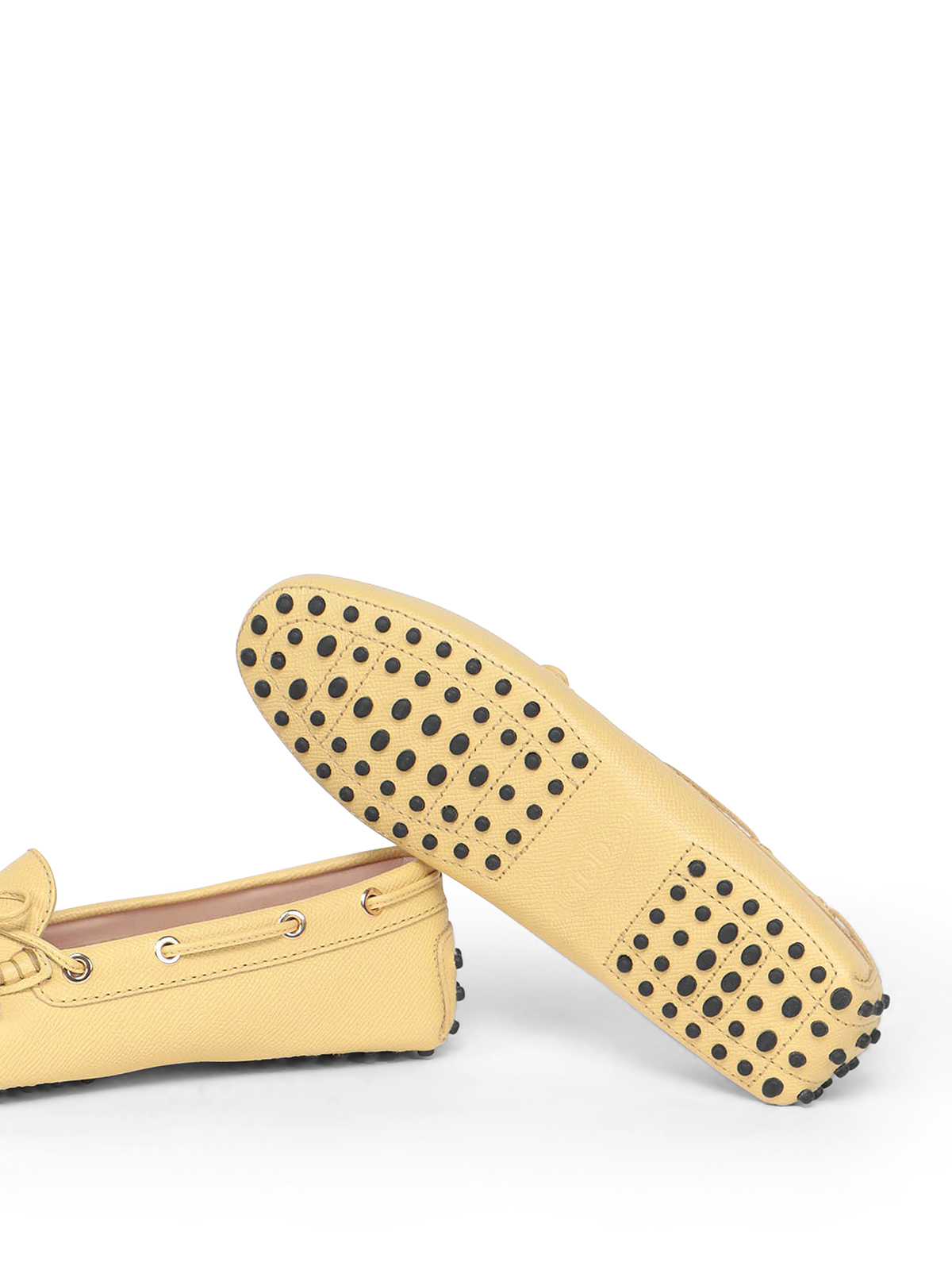 Tod's Gommino Driving Loafers In Yellow