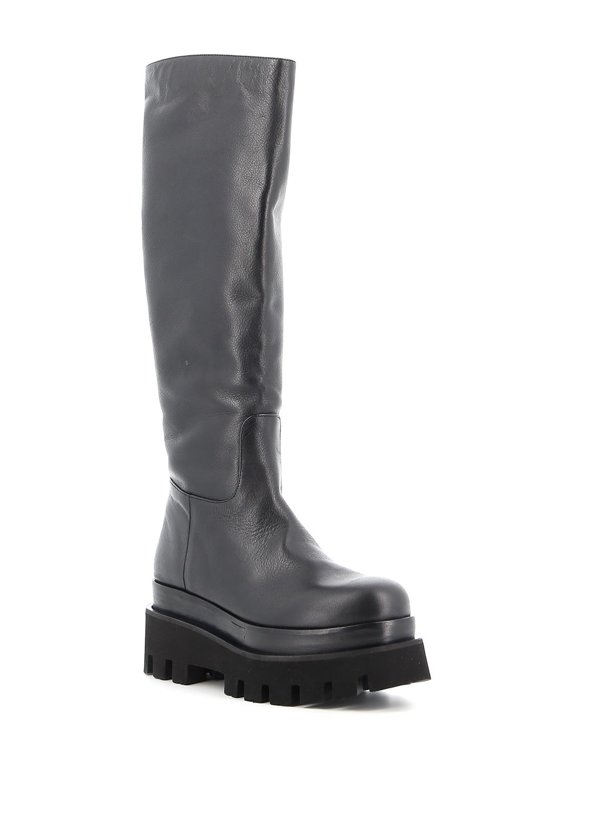 Bottines Paloma Barcelo Frida En Cuir Noir - Taille 40 - Talon Compensé - Neuf Avec Boîte