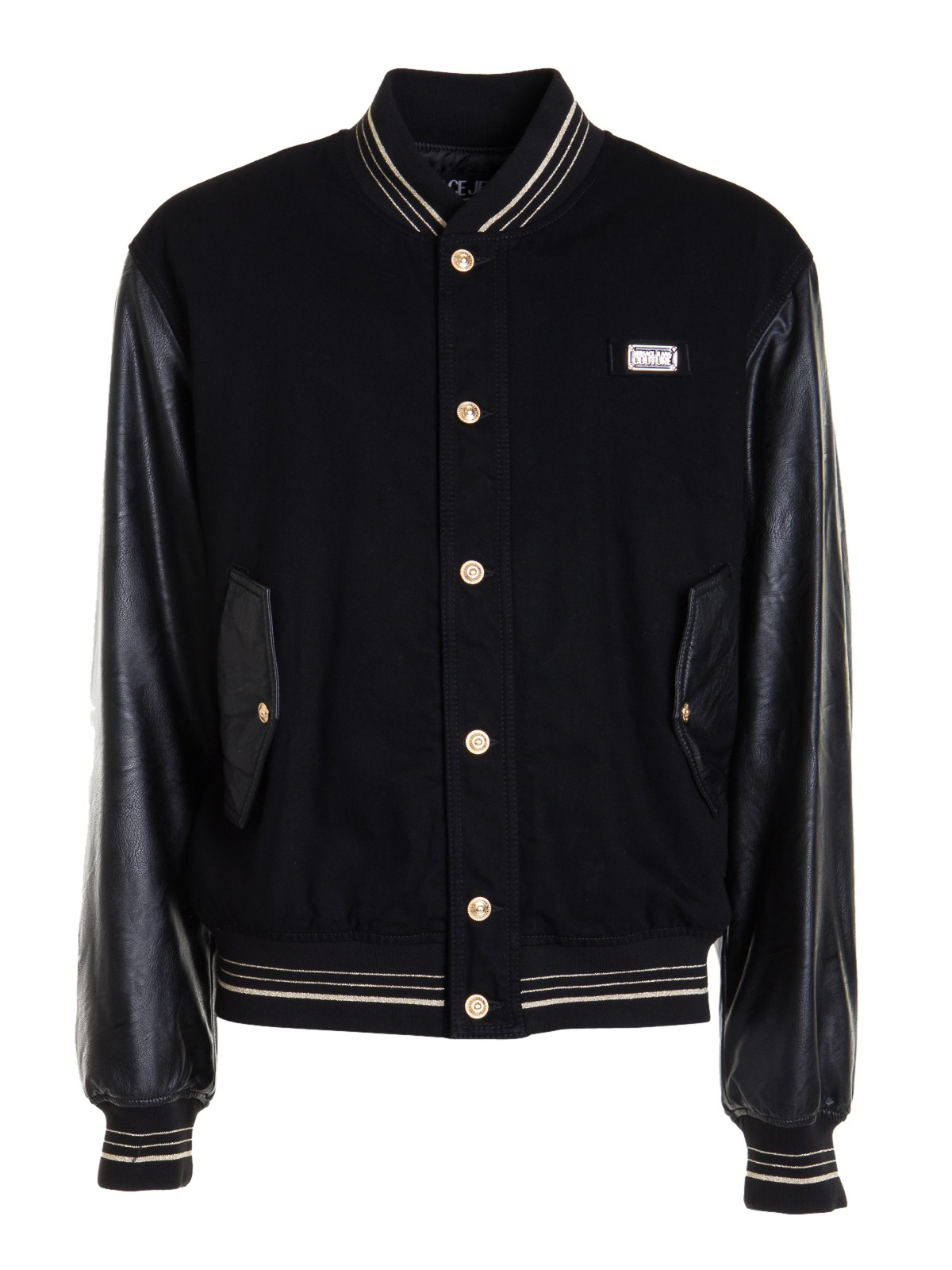 Versace Jeans Couture レザージャケット - 黒|71GAS8IMDW012ITN909