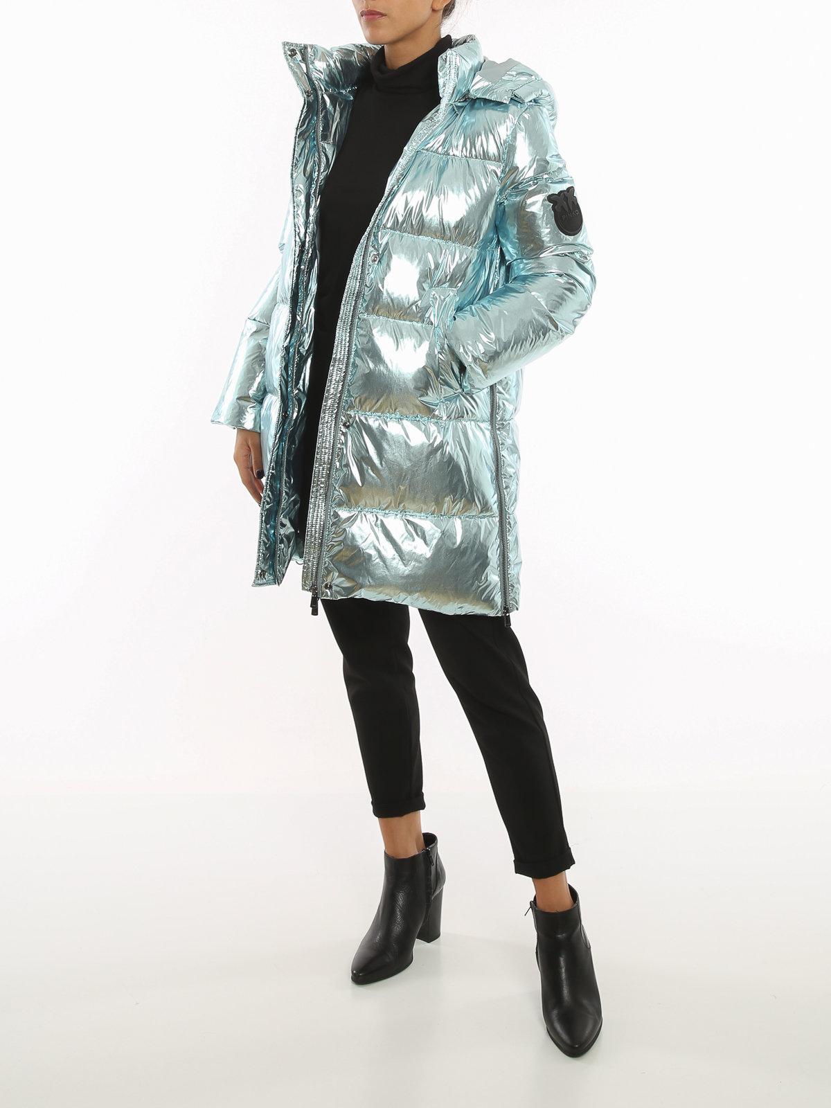 ダウンジャケット・コート PINKO Women Bubble Jackets 104403A28EX23 Green Pinko | Women | Gomez.pl/en