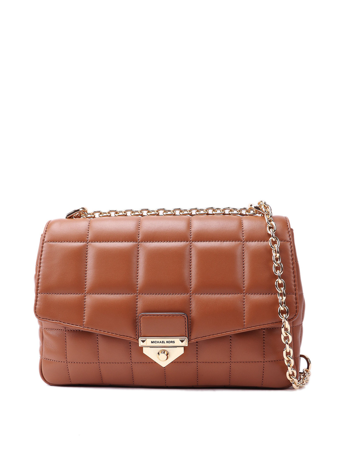 Michael Kors Soho XL quilted bag Brown Women 30F0G1SL4L230