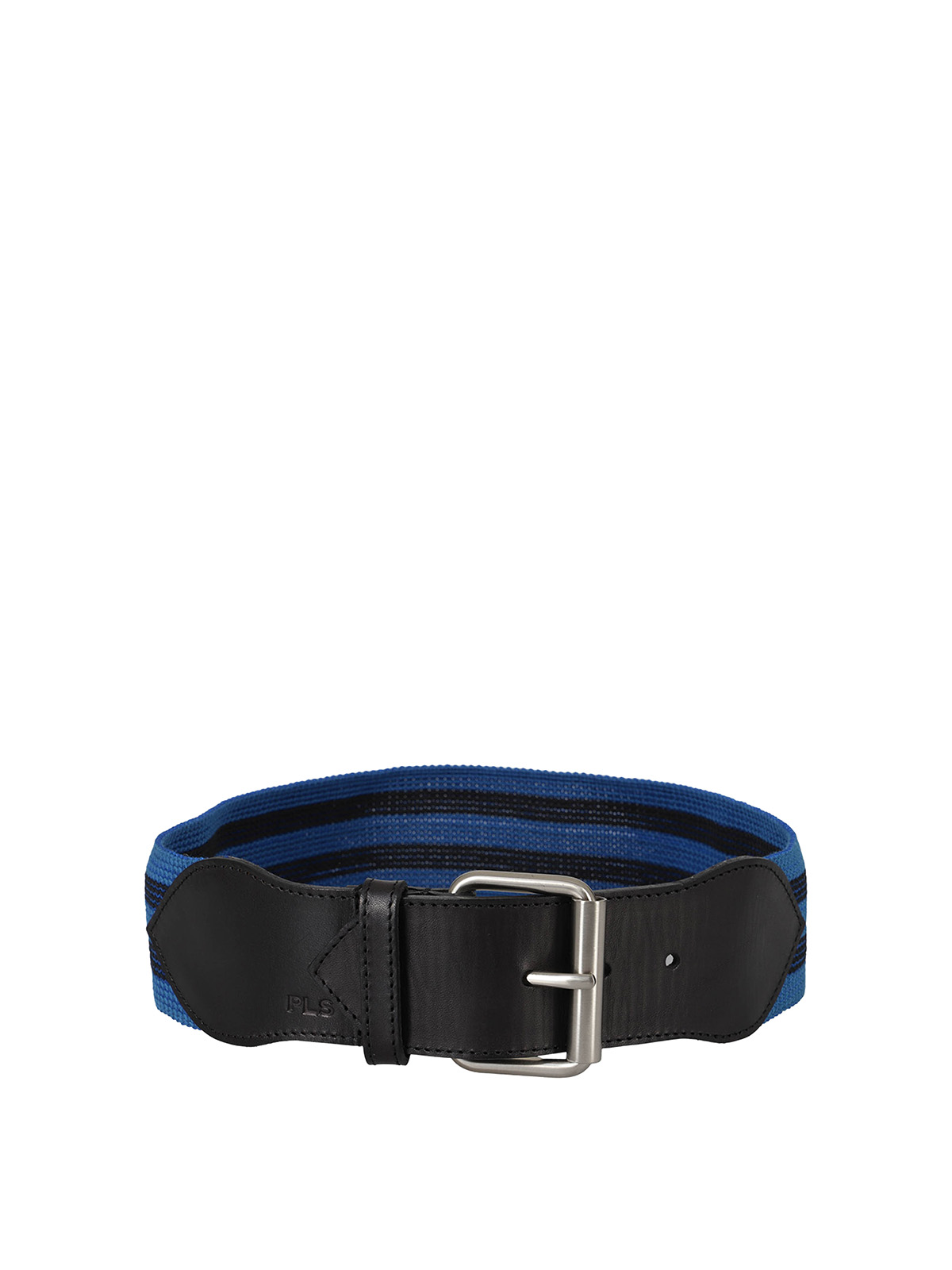 Shop Philosophy Di Lorenzo Serafini Striped Elasticated Belt In Blue