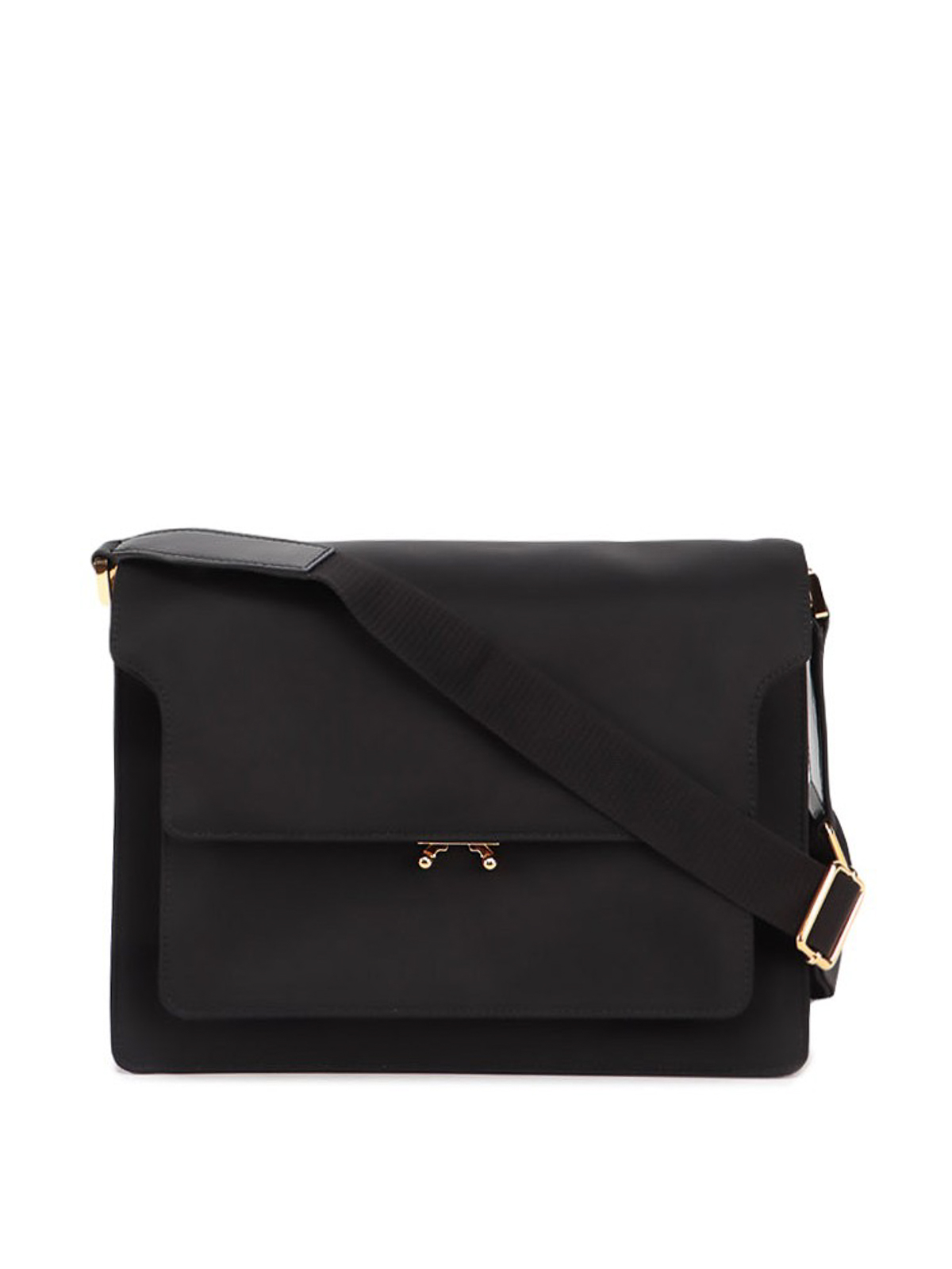 Marni Trunk Medium Bag in Black