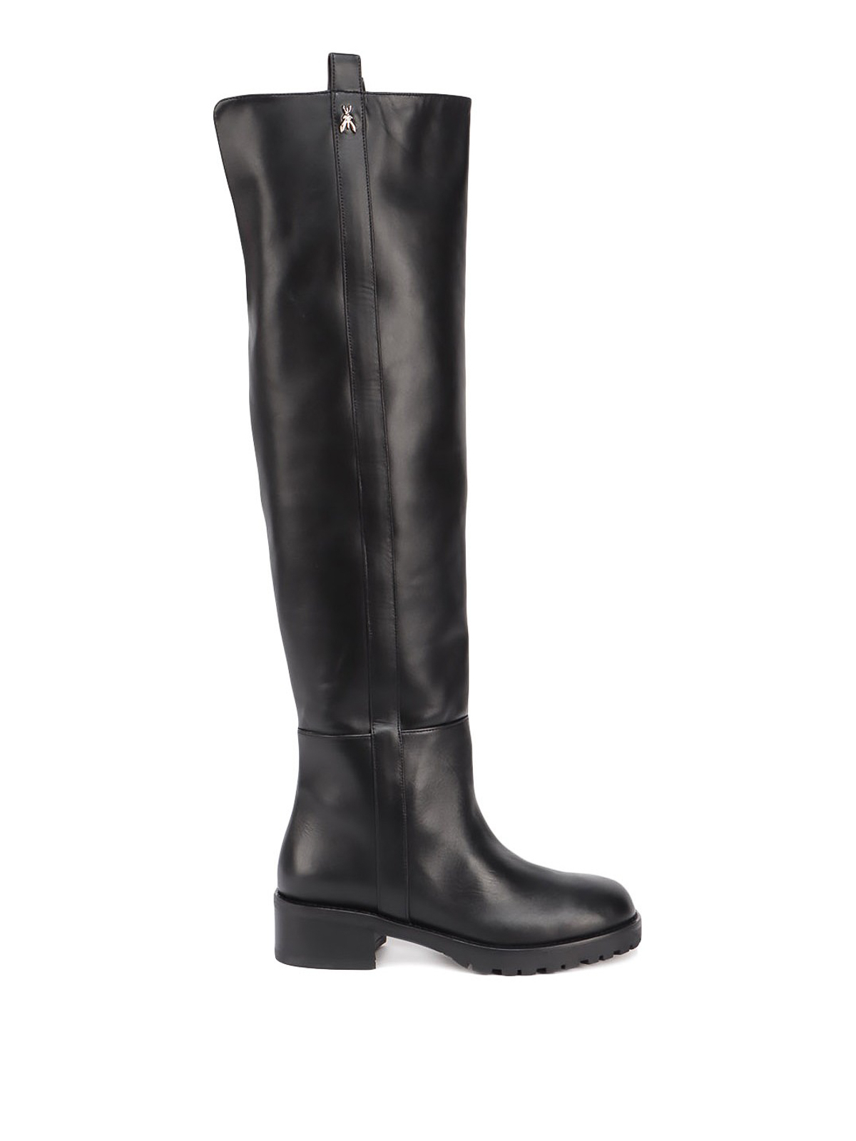Patrizia Pepe Leather boots - Black - Women|2VA405A3KWK103
