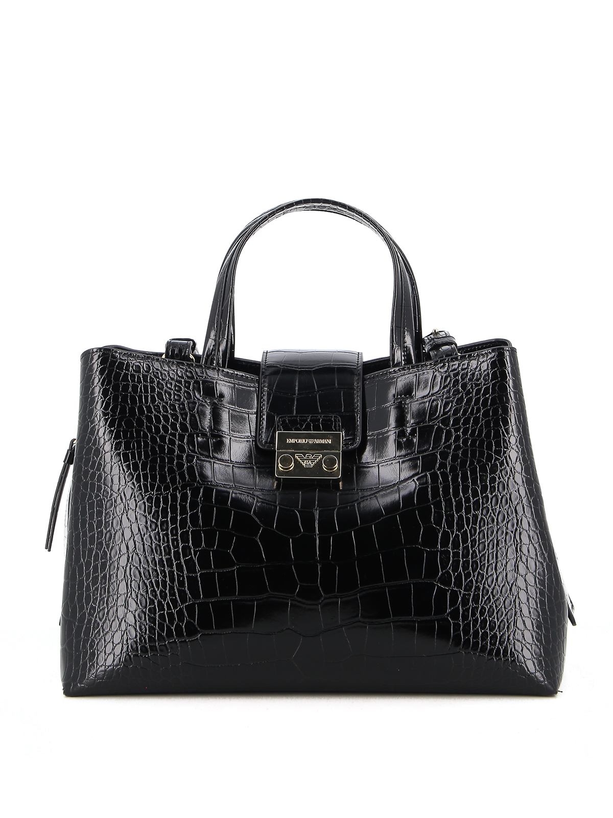 Emporio Armani Crocodile print tote LI0395 THEBS