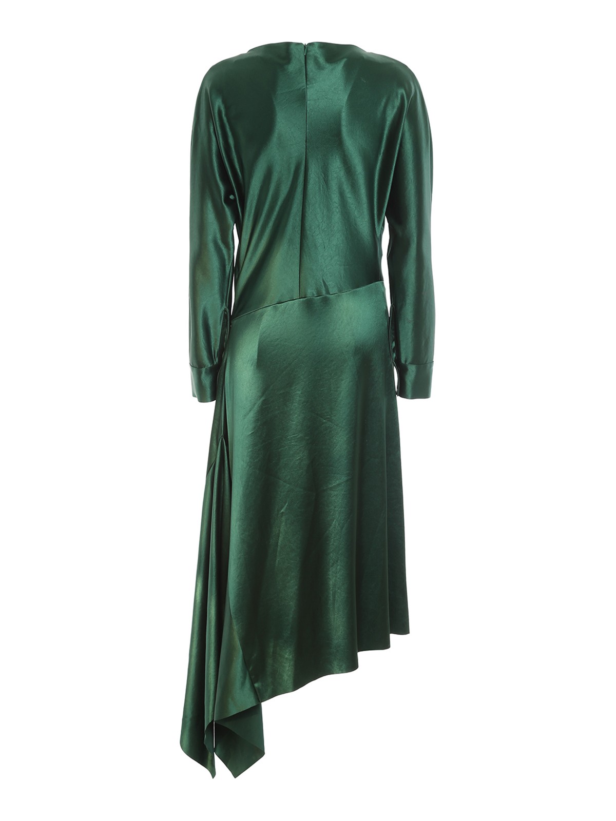 slim fit dress slacks The Charlotte Dress in Emerald Baroque Floral main image 1
