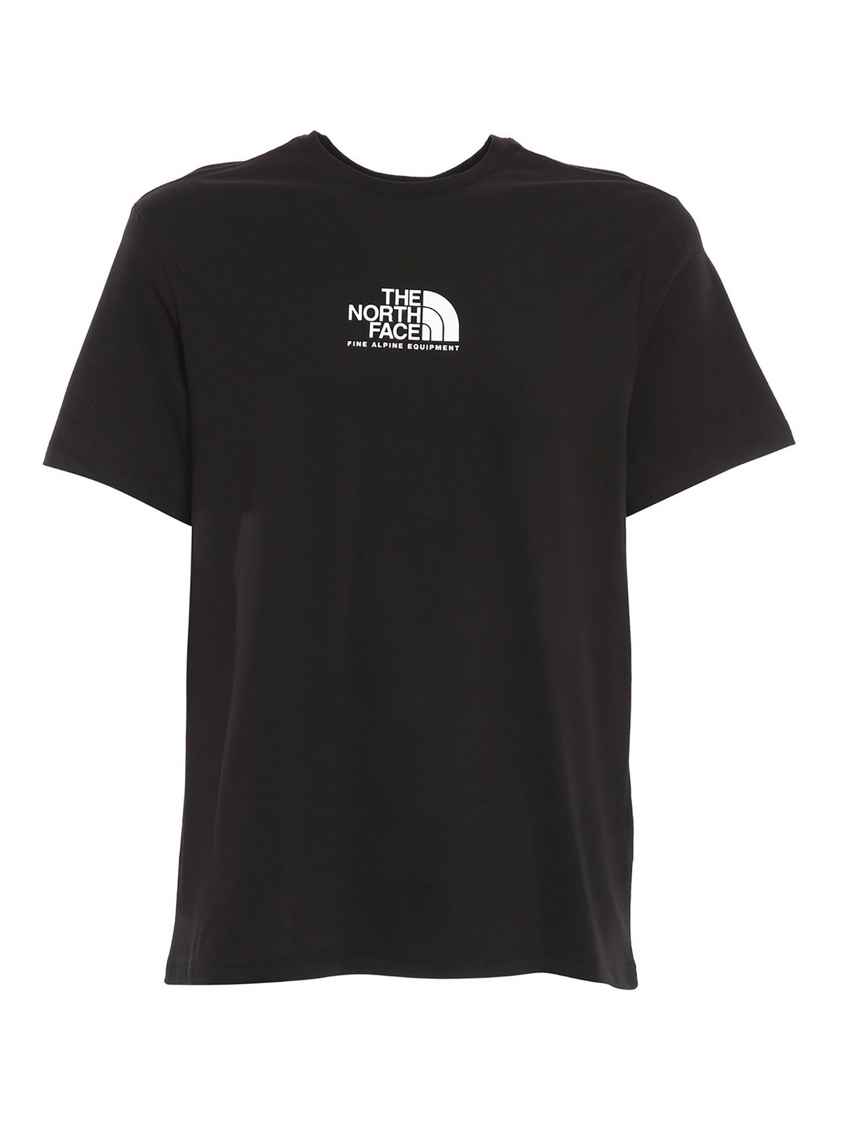 The North Face M Ss Fine Alp Tee In Black