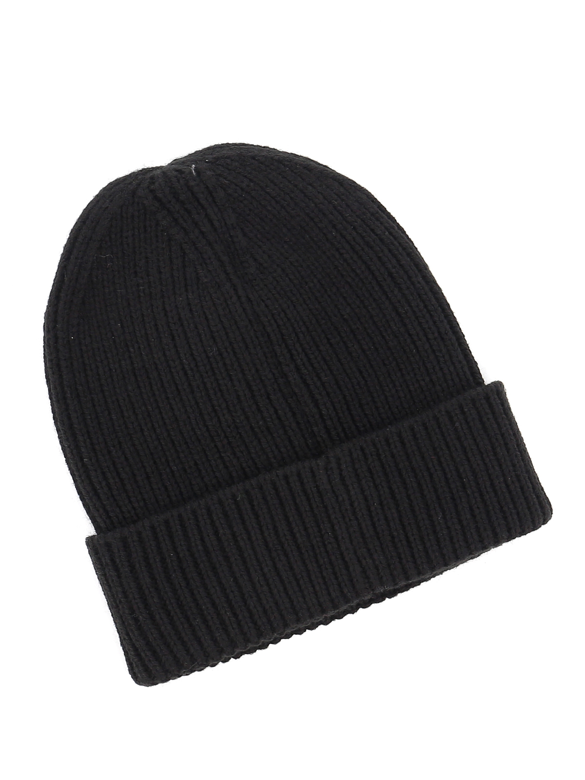 Shop The North Face Logo Patch Ribbed Beanie In Negro