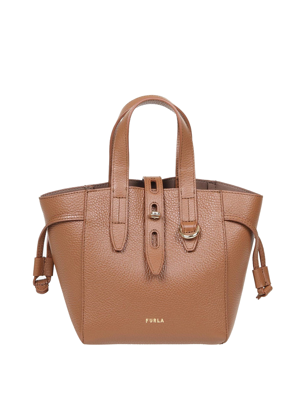 Furla 'net' Shopper Bag in Brown