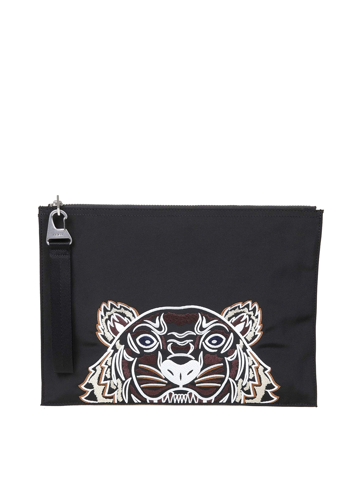 Kenzo Tiger Clutch Uomo Kenzo Kenzo Clutch Con Stampa Tiger Nero