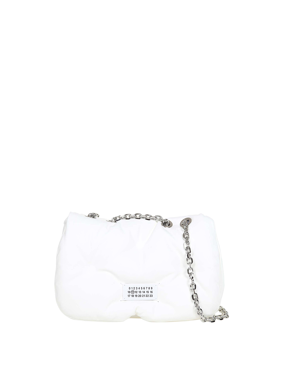 Shop Maison Margiela Glam Slam Padded Bag In White
