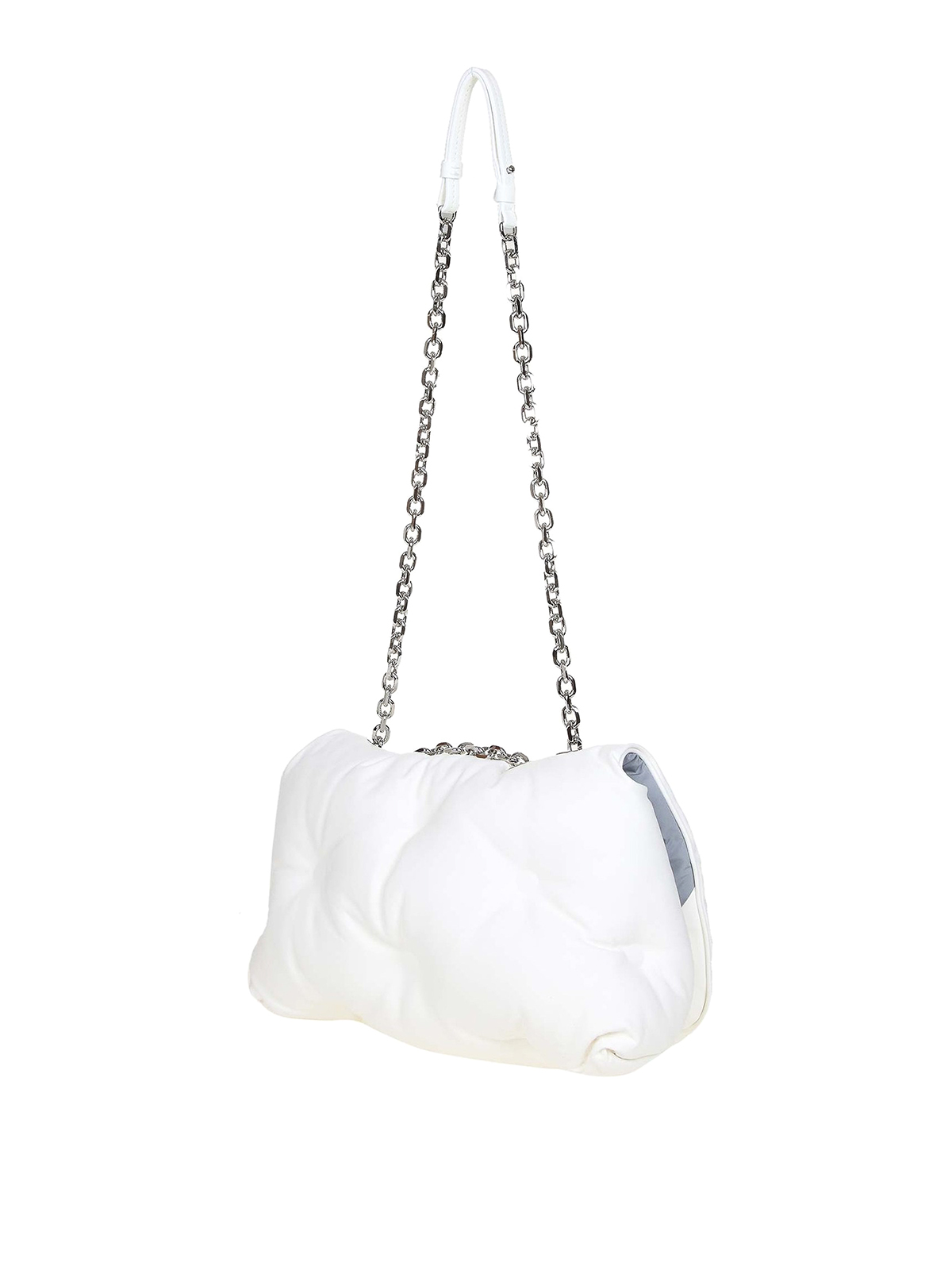Shop Maison Margiela Glam Slam Padded Bag In White
