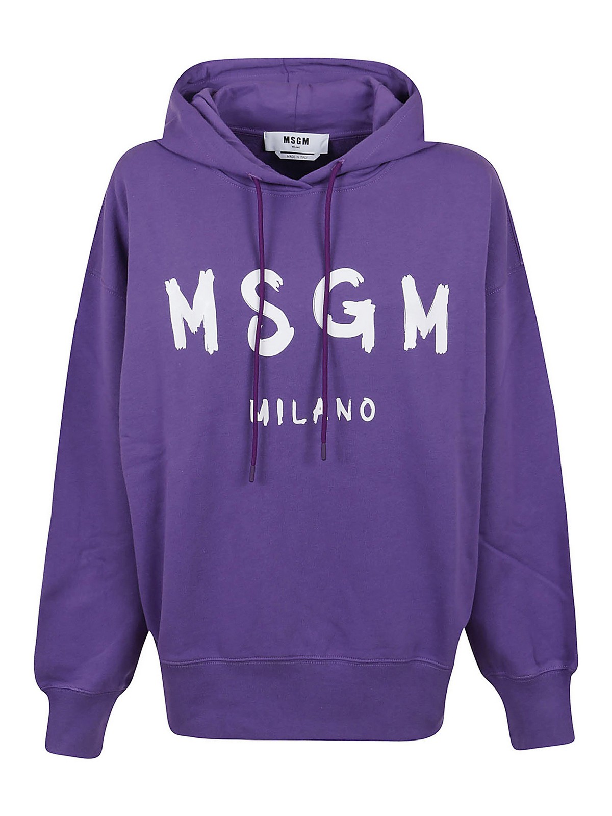 パーカー・フーディ Msgm Sweatshirt With Cursive Logo Hoodies and sweatshirts for men in cotton - MSGM Official