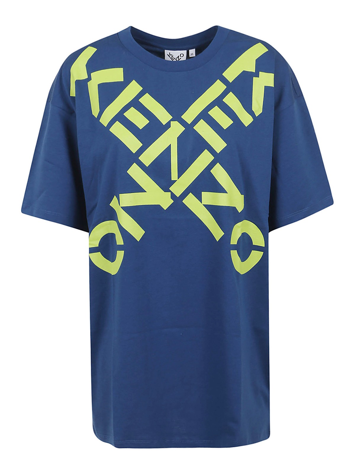 Kenzo Camiseta Kenzo Sport Big X Azul Mujer FA62TS9704SJ78