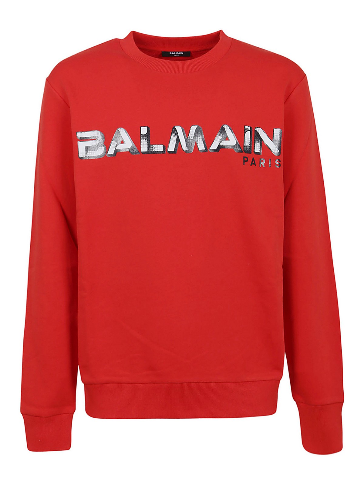 Balmain Balmain printed sweatshirt Red Men WH1JQ040B139MAI