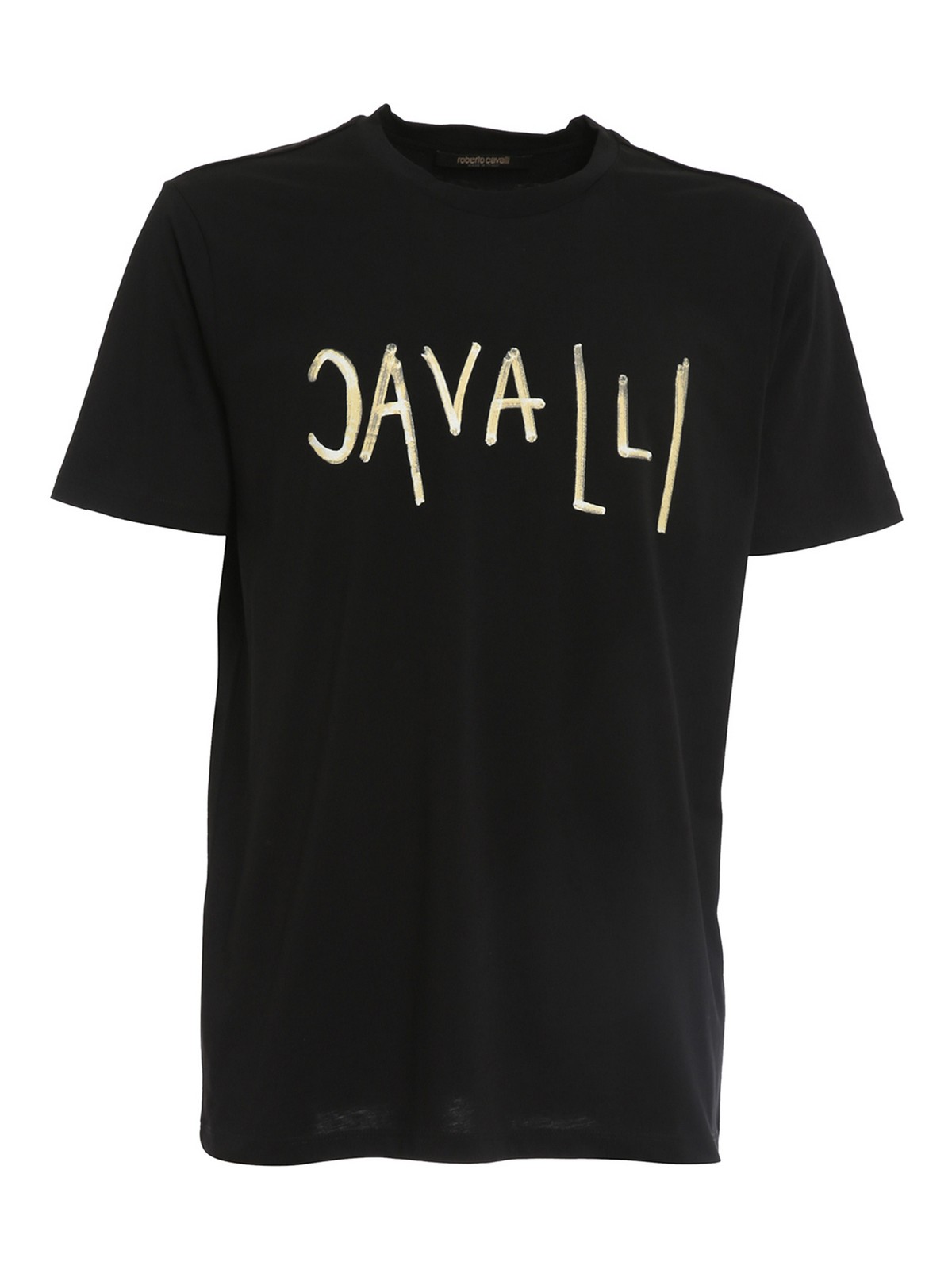 Shop Roberto Cavalli Camiseta - Negro In Black