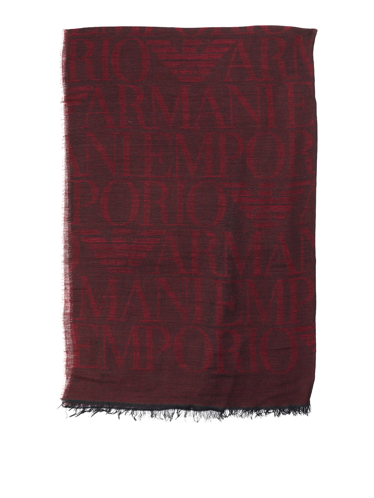 Emporio Armani Man woven stole - Red - Men|6252030P30300176